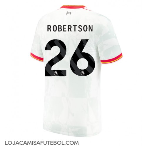 Camisa de Futebol Liverpool Andrew Robertson #26 Equipamento Alternativo 2024-25 Manga Curta